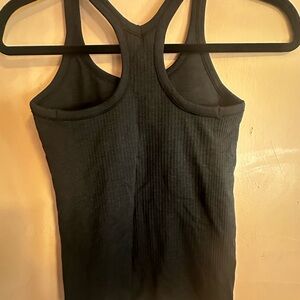 lululemon athletica Charcoal Ribbed Tank Top